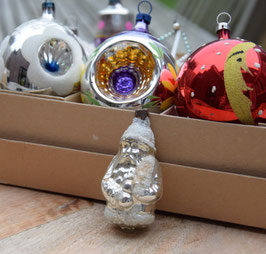 Kerstmannetje zilver, gesuikerd (8112)