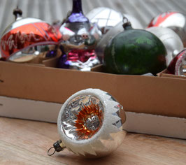 Deukbal zilver/oranje, gesuikerd (7012)