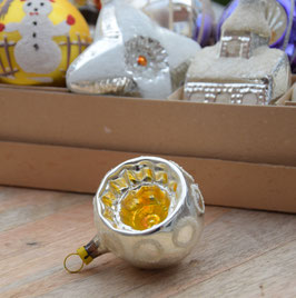 Deukbal zilver gesuikerd, geel (7772)