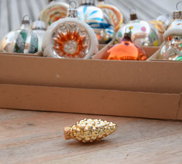 Feathertree dennenappeltje goud (6998)
