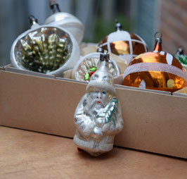 Kerstman zilver mat (7912)