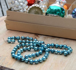 Kralenslinger glas, blauw (7737)