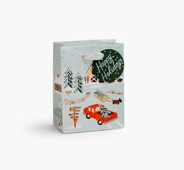 Rifle Paper Co. gift bag 'Holiday village' Small
