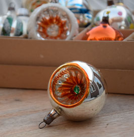 Deukbal zilver/oranje (7003)