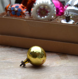 Feathertree kerstbal goud (6439)