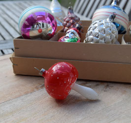 Paddenstoel wit/rood (7752)