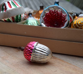 Eikel zilver/rood (8085)