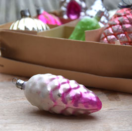 Dennenappel wit/knalroze (6541)