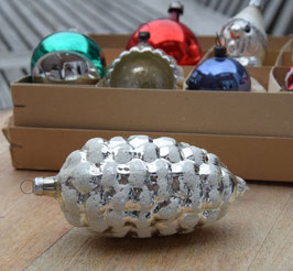 Dennenappel zilver groot, gesuikerd (7709)