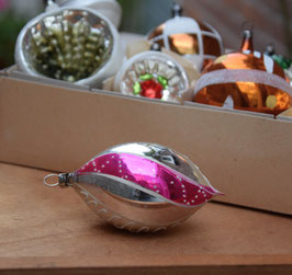 Pegel zilver/roze, gesuikerde dots (7949)