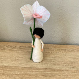 Blumenkind Orchidee weiß