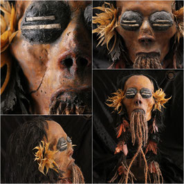 Cabeza trofeo (Munduruku) Trophy head