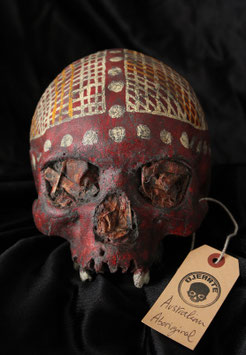 Australian Aboriginal Painted Skull