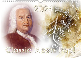 The Bach Calendar "Classic Meets Pop!" 2024, DIN A3