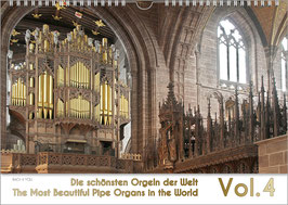 Pipe Organ Calendar "The Most Beautiful Pipe Organs in the World Vol. 4", DIN A3