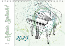 The Music Calendar "Music Splash!" 2024, DIN A2