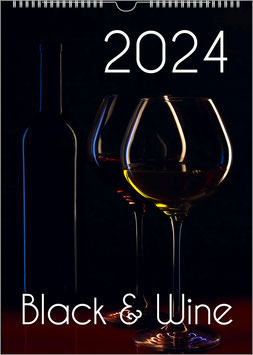 The Wine Wall Calendar "Black & Wine" 2024, DIN A2