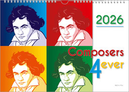 The Composers Calendar "Composers 4ever" 2026, DIN A4