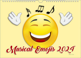 The Music Calendar "Musical Emojis" 2024, DIN A2