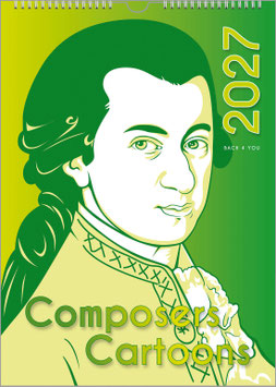 The Composers Calendar "Composers Cartoons" 2027, DIN A4