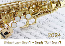 The Music Calendar "Simply "Just Brass"!" 2024, DIN A2