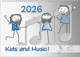 The Music Calendar "Kids and Music" 2026, DIN A3