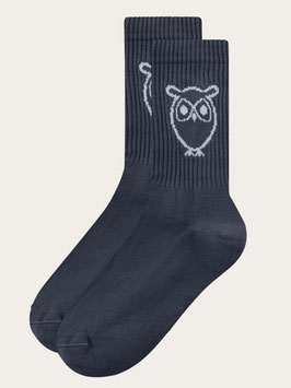 Knowledge Cotton Apparel 2er Pack Tennissocken blau