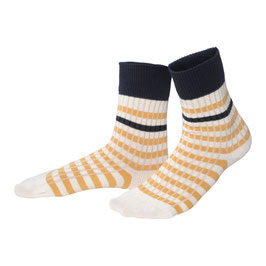 Living Crafts Rippen-Socken navy/sun