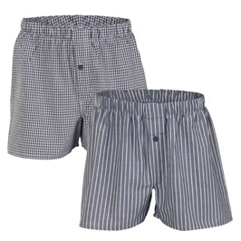 Living Crafts Boxershorts 2er Pack anthrazit