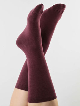 Albero Natur Socken bordeaux
