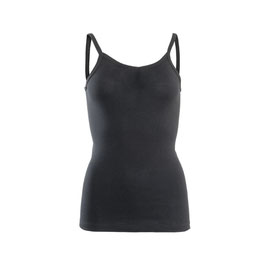 Living Crafts Spaghettiträger Unterhemd schwarz