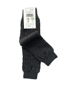 grödo Bein-Stulpen catrame grau