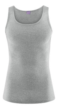 Living Crafts Unterhemd grau mealnge