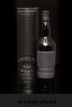 Oban Bay Reserve - The Night`s Watch Game of Thrones GoT 43,0 % Vol 0,7l