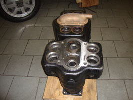 American La France:    Zylinderblock bearbeitet / Cylinderblock machined