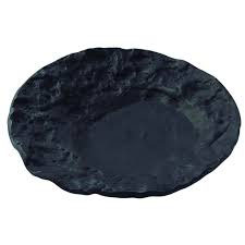 CRATER GLASS PLATE , Ø23cm ,CONFEZIONE A 6 PZ. XGLAS-400