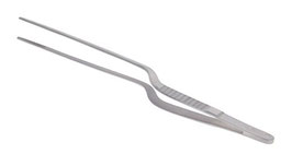 PINZA A GOMITO INOX , 20 cm ,  confezione 1 pz .