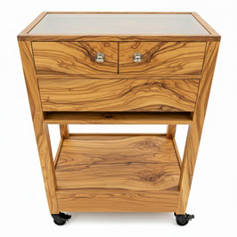 CARRELLO FORMAGGI LEGNO VENATO CHIARO REFRIGERATO BAND058H