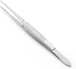 PINZA DELLO CHEF DRITTA ACCIAIO INOX , 16 cm ,  confezione 1 pz .