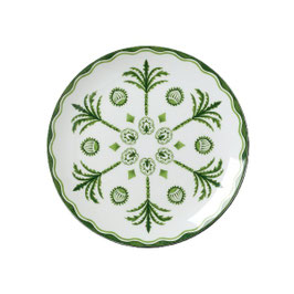 Sultan's Garden Green Coupe Plate 21cm, IMBALLO DA 12 PEZZI, 82112AND0163