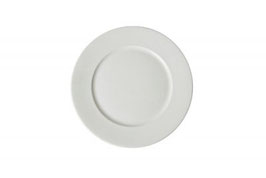 WHITE HALL PIATTO PIANO CON FALDA  CM. 30 FINE BONE CHINA , CONFEZIONE 6PZ. WHIALL07107