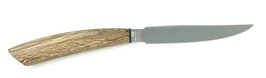 Coltello bistecca san Barnaba manico in faggio fiorito, 1 pz.