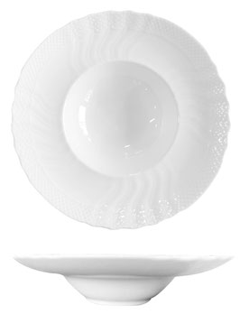 VERSAILLES VELATO PIATTO CAPPELLO DEL PRETE, DIAMETRO 28 CM, INTERNO 14 CM, 25460
