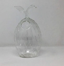 BICCHIERE MANGO  ,  BOROSILICATO  TRASPARENTE SOFFIATO A BOCCA