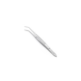 PINZA A PUNTA CURVA INOX ,  16 cm ,  confezione 1 pz .