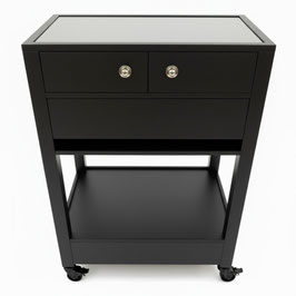 CARRELLO FORMAGGI LACCATO NERO REFRIGERATO BAND1716