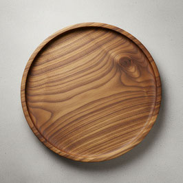 Porta pietra rotondo in acacia evaporata Oliato, diametro mm 37 CM, (PER PIETRA cod.647911)
