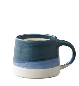 Tasse café tricolore Bleu 110ml - Kinto