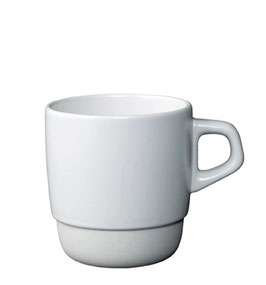 Tasse café 320ml empilable Blanc  SCS - Kinto