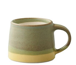 Tasse café tricolore Vert 110ml - Kinto